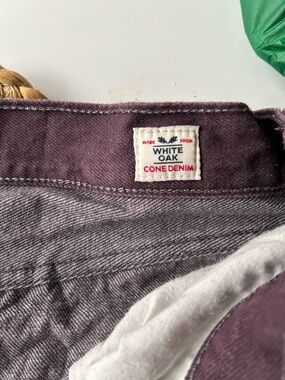 Levi's White Oak Cone denim 501 Jeans in Deep Plum